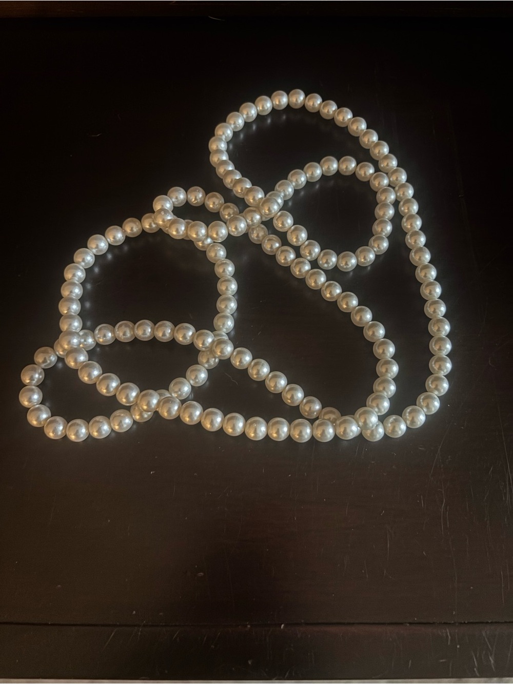 Vintage faux pearl necklace